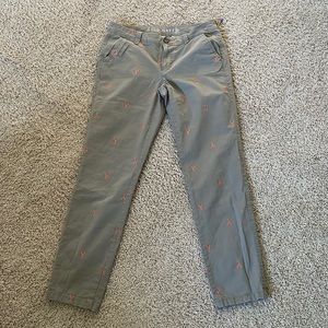 Old Navy Lobster Embroidered Khakis 4